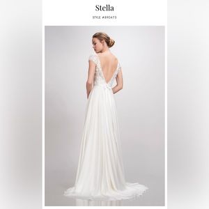 Theia Stella Wedding Gown- size 10 - unaltered - never worn